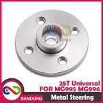 Steering Gear Universal Metal Small 25T untuk Motor Servo MG995 MG996 - Image 5