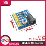 Module daya converter 7-10v to 3.3v and 5v stepdown buck - Image 2