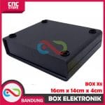 BOX HITAMUNIVERSAL X8 4 SISI 16X14X4CM KOTAK ELEKTRONIK BOX ELECTRONIC RANGKAIAN - Image 2