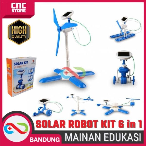 MAINAN EDUKASI SOLAR KIT 6 in 1 BLUE / MAINAN EDUKATIF