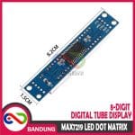 MAX7219 LED DOT MATRIX 8-DIGIT DIGITAL TUBE DISPLAY CONTROL MODULE FOR ARDUINO - Image 3