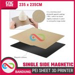 3D Printer PEI Sheet Single Side Magnetic Spring Steel TwoTrees 235x235 – Lembar Pemanasan untuk Printer 3D - Image 5
