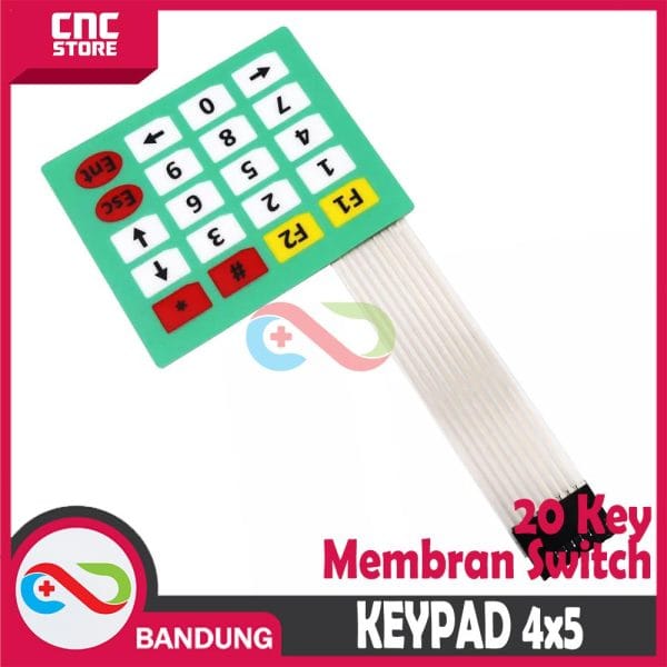 4X5 MATRIX 20 KEY MEMBRANE SWITCH KEYPAD KEYBOARD