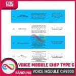 Modul Suara CH9300-TF Voice Module Chip Plug-in Type C – Untuk Koneksi Audio dan Proyek DIY - Image 7