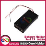 KOTAK BATERAI 18650 BATTERY HOLDER 2P 3.7V LI-ION LITHIUM 18650 BATTERY CASE PARAREL - Image 2