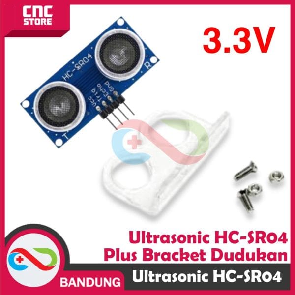 HC-SR04 ULTRASONIC DISTANCE MEASURING SENSOR 3.3V 5V WITH MOUNTING BRACKET