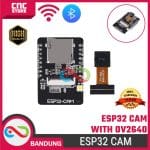 ESP32-CAM Module Camera OV2640 2MP- WiFi + Bluetooth BLE 4.0 32bit untuk Proyek IoT