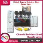 SMART CAR TANK CHASSIS STAINLESS STEEL DOUBLE LAYER CRAWLER ROBOT COMPATIBLE UNO - Image 2
