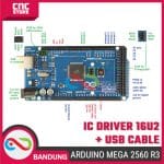 Arduino Mega 2560 R3 ATmega 16U2 Compatible Board + Kabel USB - Pengembangan Proyek Elektronik - Image 3