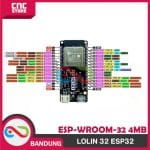 WEMOS LOLIN D32 ESP32 ESP-32 BOARD MODULE WIFI IOT BLE WROOM V1.0 4MB - Image 3