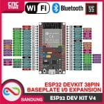 ESP32 ESP-32 DOIT WIFI BLUETOOTH IOT ESP-32S DEVELOPMENT BOARD 38 PIN PLUS EXPANSION BASE PLATE - Image 4