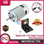 MOTOR DC 775 HIGH POWER 12-24V HIGH TORSI 6000-12000RPM PLUS BRACKET