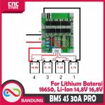 BMS 4S 30A 16.8V CHARGER CHARGING 18650 LITHIUM LI-ION BATTERRY - Image 4
