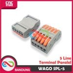 TERMINAL PARALEL 5 LINE KONEKTOR SAMBUNGAN CONNECTOR BLOCK WAGO SPL-5