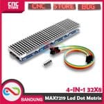 MAX7219 LED DOT MATRIX MODULE 8x8 4-IN-1 32X8 RUNNING TEXT DISPLAY MERAH
