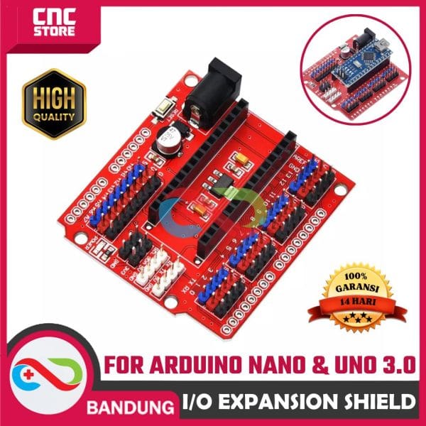 I/O EXPANSION SHIELD EXTENSION BOARD FOR ARDUINO NANO dan UNO 3.0