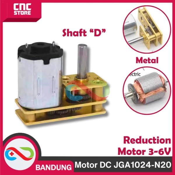 MOTOR DC JGA1024 N20 DC 3-6V HIGH TORQUE MICRO DC GEARBOX JGA1024-N20 -300 RPM