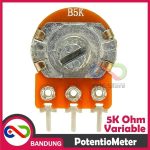 POTENTIOMETER POTENSIOMETER 5 5K 5KOHM LINIER TAPER ROTARY - Image 2