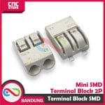 MINI SMD TERMINAL BLOCK 2 LOBANG WIRE TO BOARD SOLDERING CABLE TO PCB - Image 5
