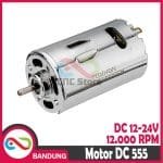 MOTOR DC 555 DOUBLE BEARING 12-24V HIGH TORQUE 12000RPM