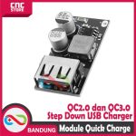 DC STEP DOWN USB CHARGING MODULE 9V-32V TO 5V QC3.0 FAST CHARGING 24W - Image 4