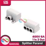 TERMINAL BLOCK BLOK KONEKTOR SPLITTER PARALEL KABEL HIGH POWER CONNECTOR 400V 60A  1 IN 2 OUT - Image 3