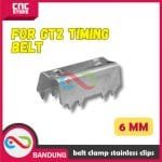 3D printer accessories bandwidth 6MM open synchronous belt clamp stainless steel serrated clamp