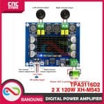 TPA3116D2 DIGITAL POWER AMPLIFIER DC 12V 24V 2 X 120W XH-M543 - Image 3