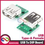 USB TYPE A FEMALE TO DIP ADAPTER CONVERTER 2.54MM PCB BOARD FOR ARDUINO
