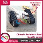 SMART CAR TANK CHASSIS STAINLESS STEEL DOUBLE LAYER CRAWLER ROBOT COMPATIBLE UNO - Image 6