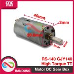 GearBox Motor DC Gear Box High Torque TT DC Motor 3V-6V RS-140 GJY140 Dinamo DC Motor Speed - Image 2