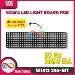 WS2812 built-in 256-bit full-color driver color lamp 8*32 5050 LED light board RGB