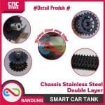 SMART CAR TANK CHASSIS STAINLESS STEEL DOUBLE LAYER CRAWLER ROBOT COMPATIBLE UNO - Image 4