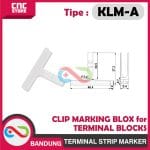 TERMINAL STRIP MARKER KLM-A (JKLM-A) CLIP - Marking BLOX KLM-A Stopper E/FJ1 for terminal blocks - Image 3