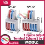 TERMINAL CABANG 2 KE 6 KABEL KONEKTOR SPLITTER 2-6 LT 623 WAGO SPL 62 - Image 4