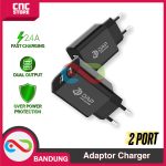 TRAVEL CHARGER ADAPTOR UNIVERSAL FOR HP ESP32 ESP8266 2 DUAL PORT USB 2.4A - Image 4