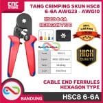 TANG CRIMPING SKUN HSC8 6-6 AWG 23-10 CABLE END FERRULES