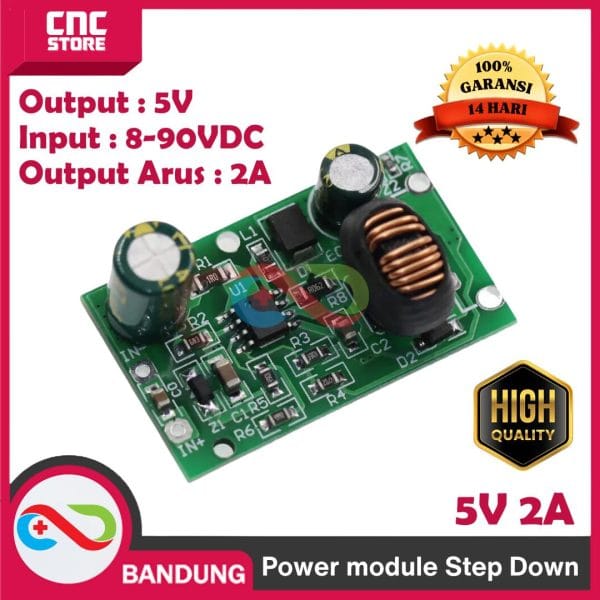 DC-DC Step Down High Voltage module 9-90V to 5V/2A