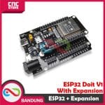 ESP32 ESP-32 DOIT WIFI BLUETOOTH IOT DEVELOPMENT BOARD WITH EXPANSION  I O BASE PLATE EXTENSION - Image 3