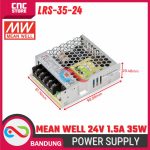 Power Supply 24V 1.5A 35W Mean Well LRS-35-24 – Adaptor Switching - Image 2