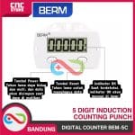 DIGITAL COUNTER 5 DIGIT BEM-5C  INDUCTION COUNTING PUNCH COUNTER METAL COUNTER - Image 4