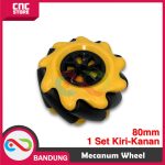 MECANUM WHEEL RODA MECANUM 80MM SMART WHEEL ROBOT CAR KIRI KANAN 1 PASANG - Image 3