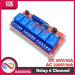 MODULE RELAY 6 CHANNEL 5V AKTIV HIGH LOW WITH OPTOCOUPLER - Image 4