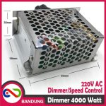 WITH CASE SCR 220V 220VAC THYRISTOR 4000W DIMMER SPEED REGULATOR CONTROLLER MOTOR LAMPU MODULE - Image 4