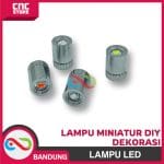 Lampu LED Baterai Battery Miniatur DIY Dekorasi Maket Arsitek Interior Lampion Mainan Prakarya Tugas Sekolah Warna Warni - HIJAU - Image 2