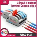 TERMINAL CABANG 2 TO 4 KABEL KONEKTOR SPLITTER 2-4 LT 422 WAGO SPL 42 - Image 5