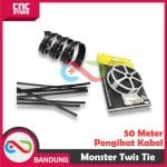 PENGIKAT KABEL TWIS TIE HITAM - 50M BLACK MONSTER CABLE TWIS TIE - Image 5