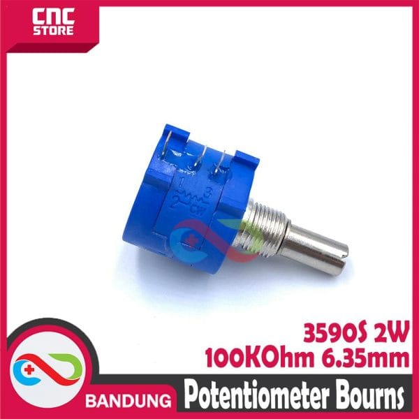 POTENTIOMETER BOURNS MULTI TURN 3590S 100K 2W POTENSIO POTENTIO