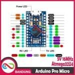 ARDUINO PRO MICRO ARDUINO PROMICRO ATMEGA32U4 5V 16HZ MICRO USB BOARD - Image 4