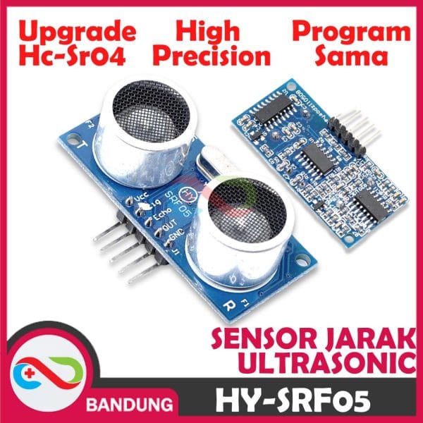 HY-SRF05 SRF05 ULTRASONIC SENSOR JARAK 5 PIN MODULE REPLACE HC-SR04
